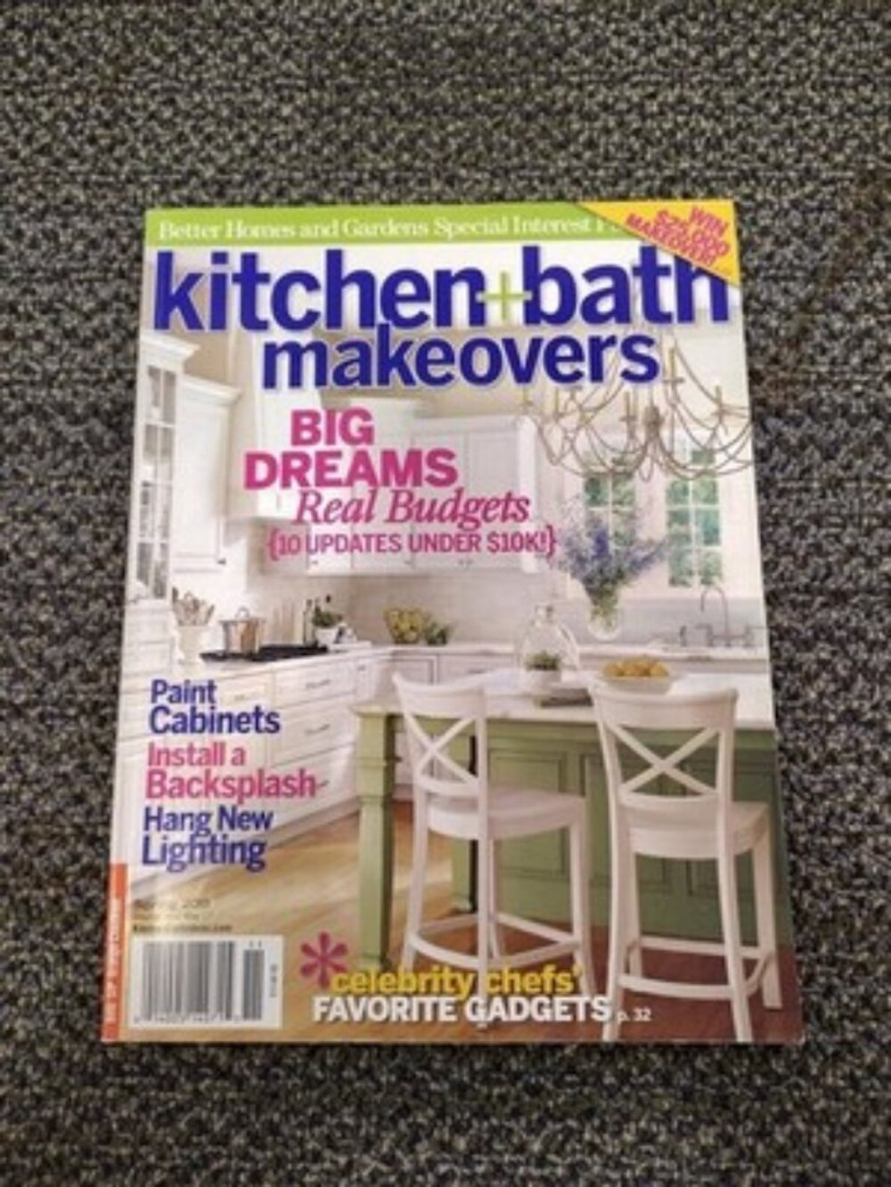 Kitchen And Bath Makeovers Magazine 2011 Paint Cabinets Install A Backsplash